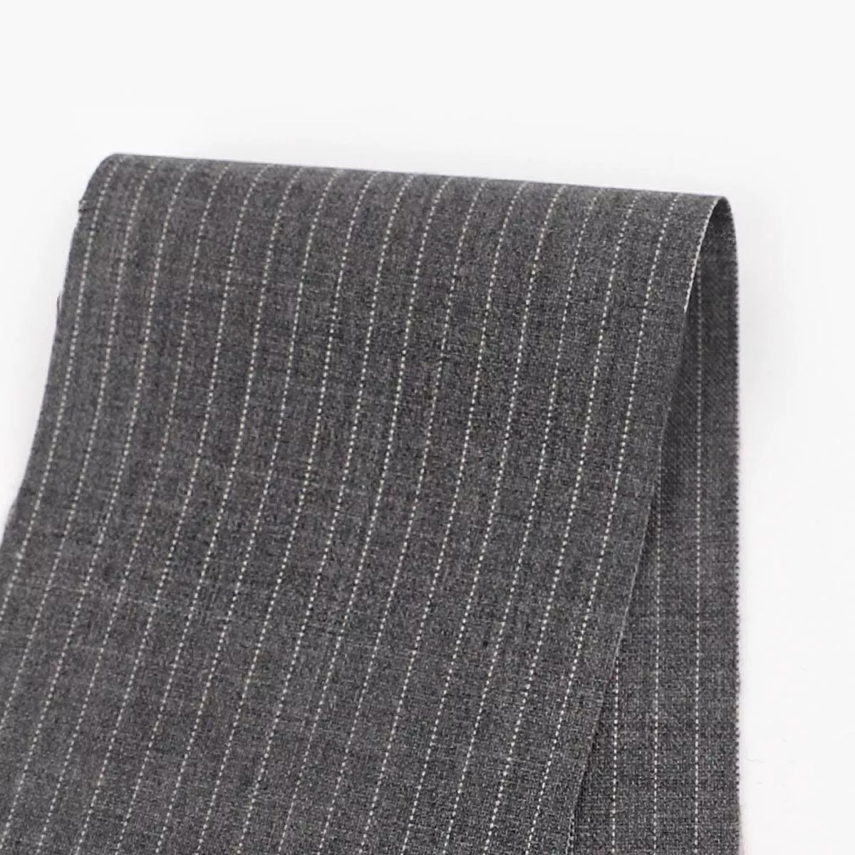 chalk-pinstripe-pure-wool-suiting-mid-grey Chalk Pinstripe Pure Wool Suiting – Mid Grey