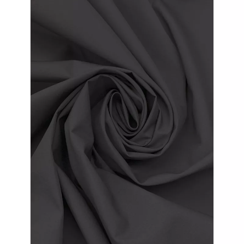 Charcoal Polyester/Cotton Poplin Jacketing – Robert Kaufman – 58W