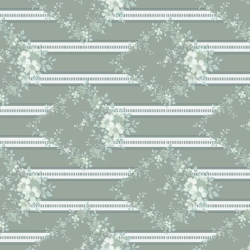 Charlene on Laurel Green Fabric