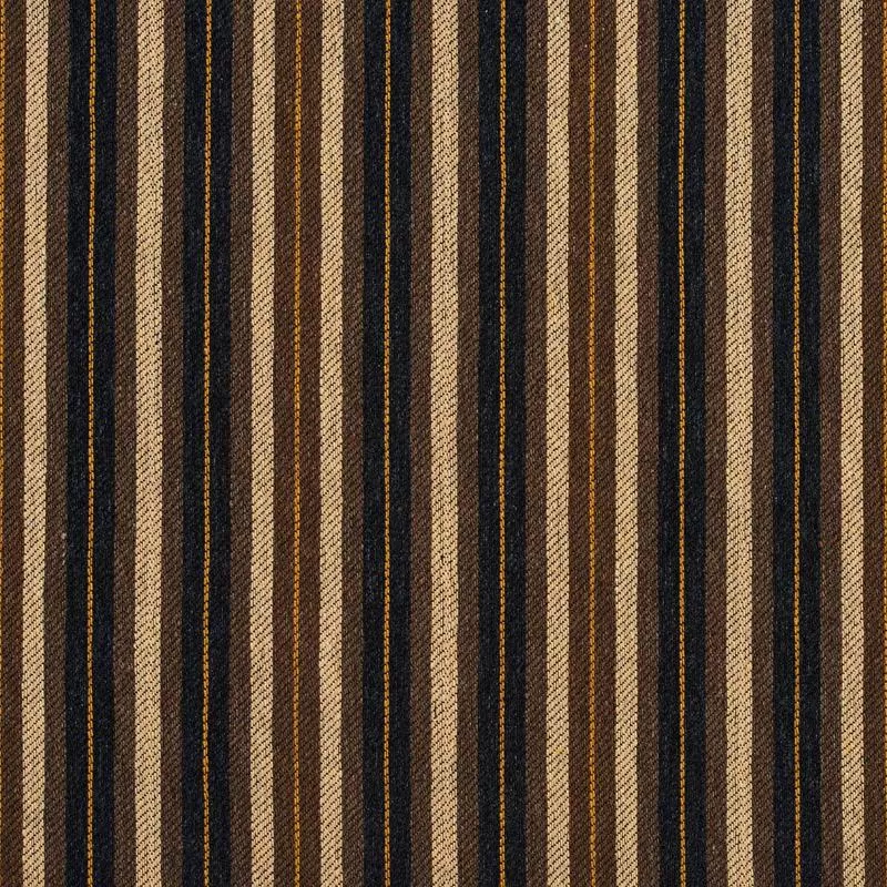 Charlotte Espresso Stripe Fabric 5827