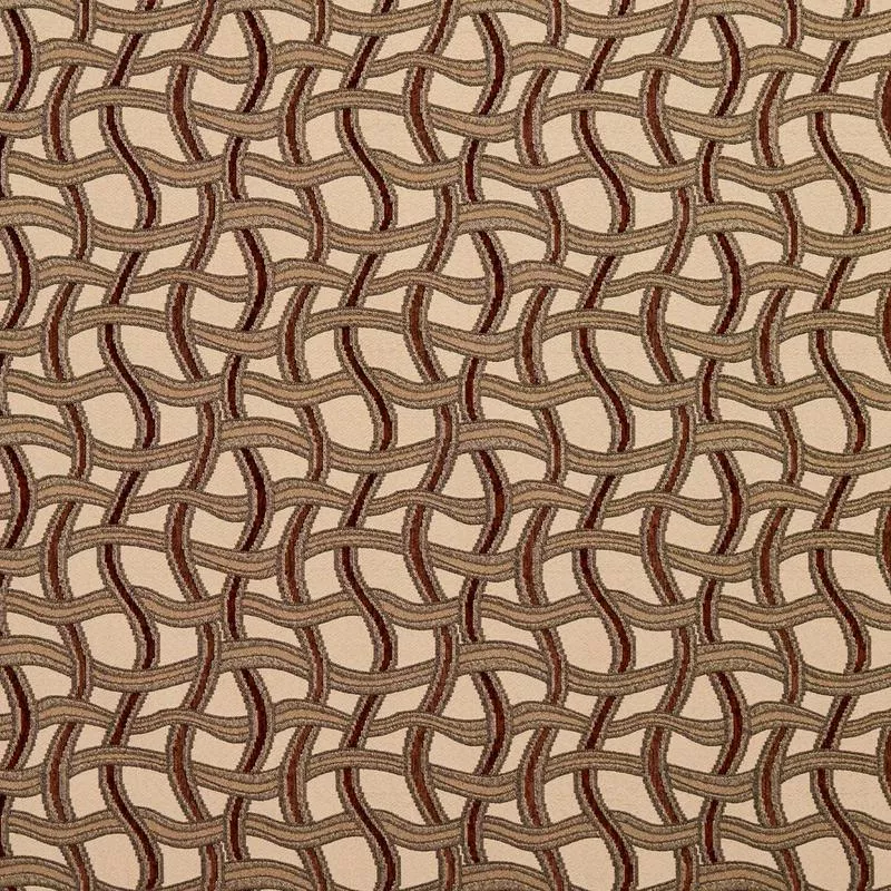 Charlotte Spice/maze Fabric 8543