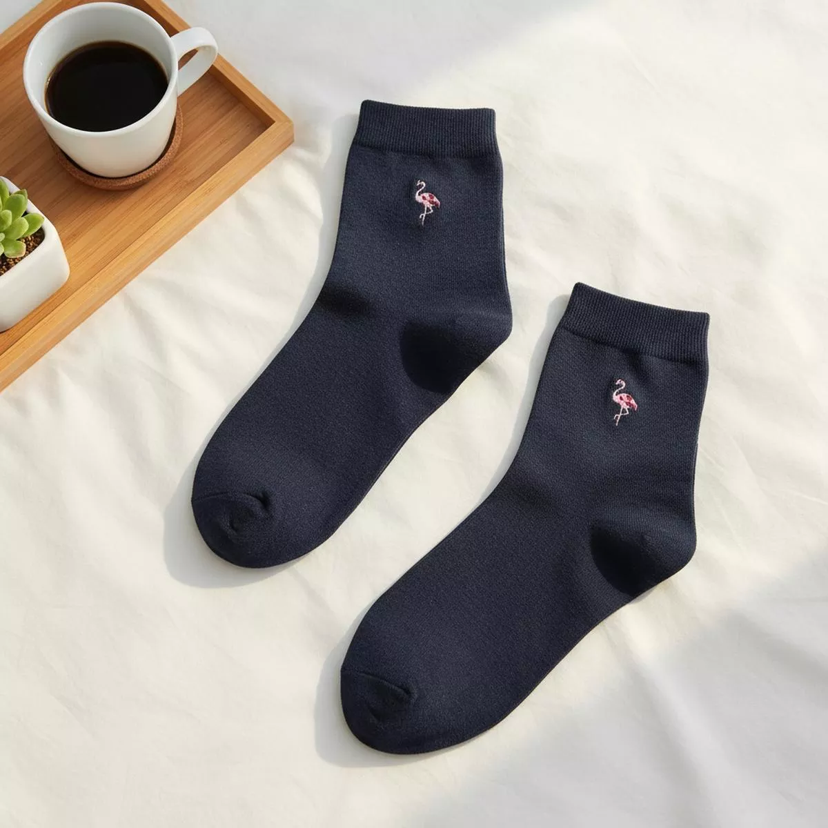 Chaussettes Flamant Rose Brod