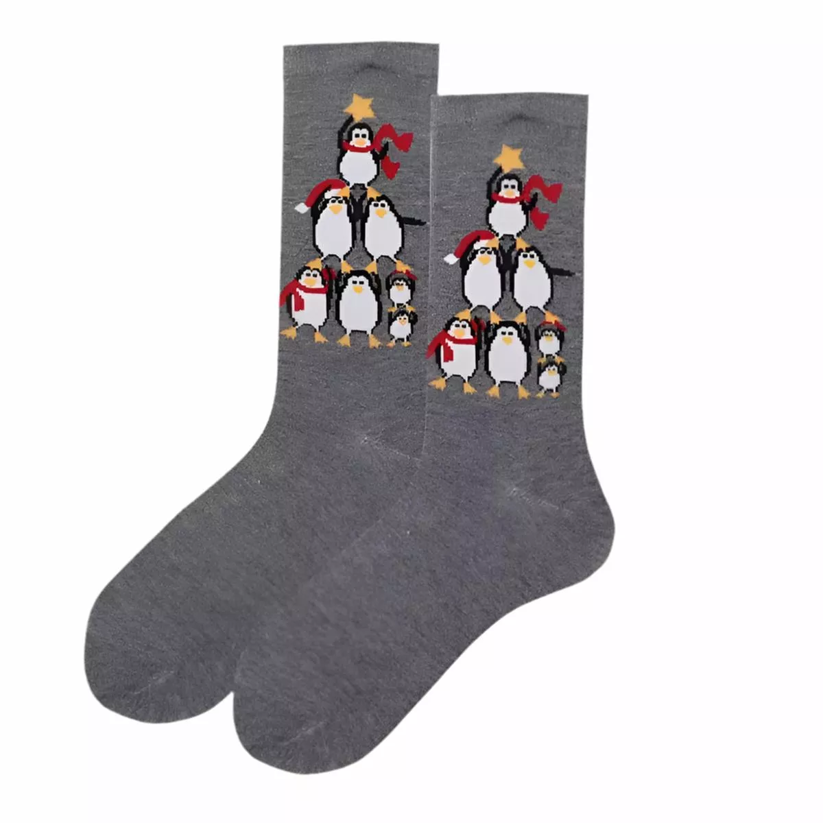 Chaussettes Pingouins Sapin de Nol