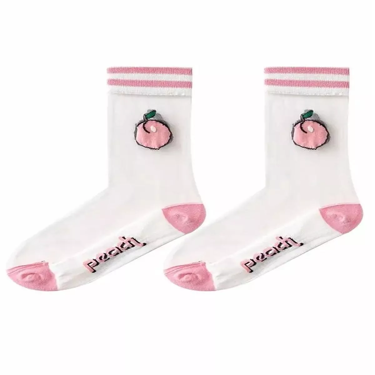 chaussettes-transparentes-pche Chaussettes Transparentes Pche