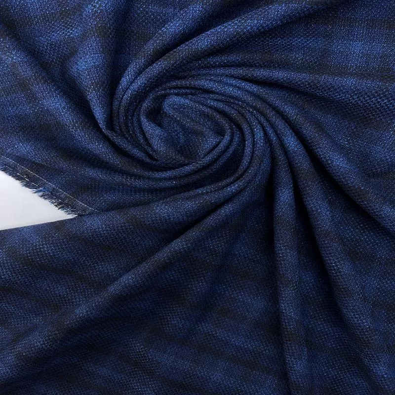 checked-blue-black-tweed Checked Blue Black Tweed