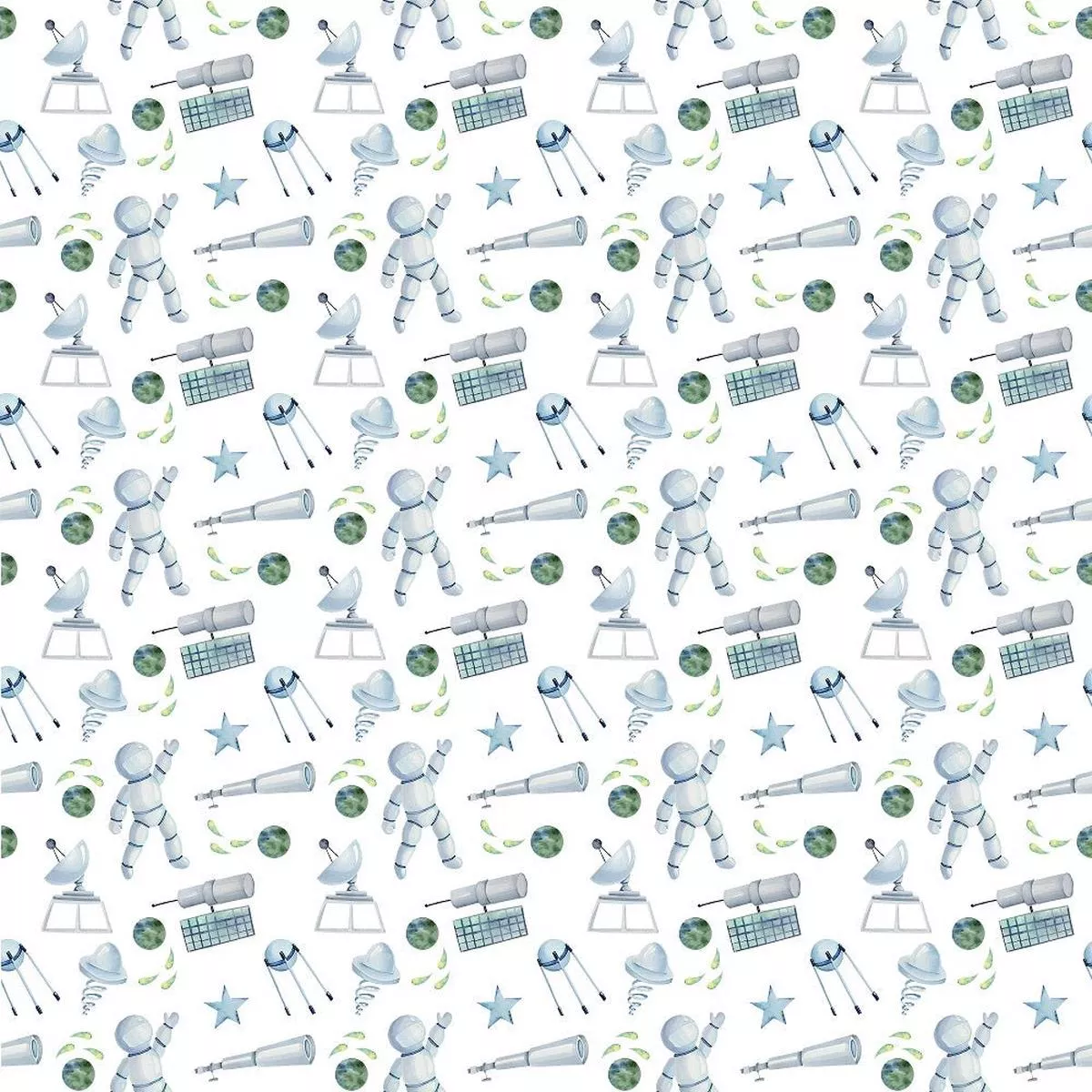 children-s-space-pattern-2-fabric Children’s Space Pattern #2 Fabric