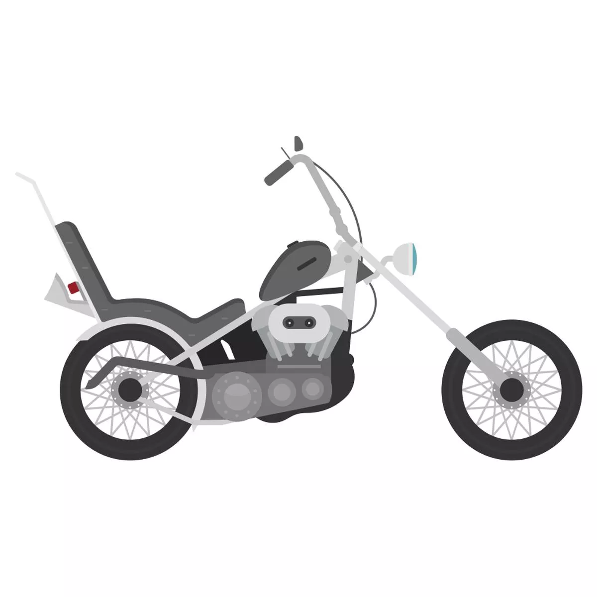 chopper-motorcycle-fabric-panel Chopper Motorcycle Fabric Panel