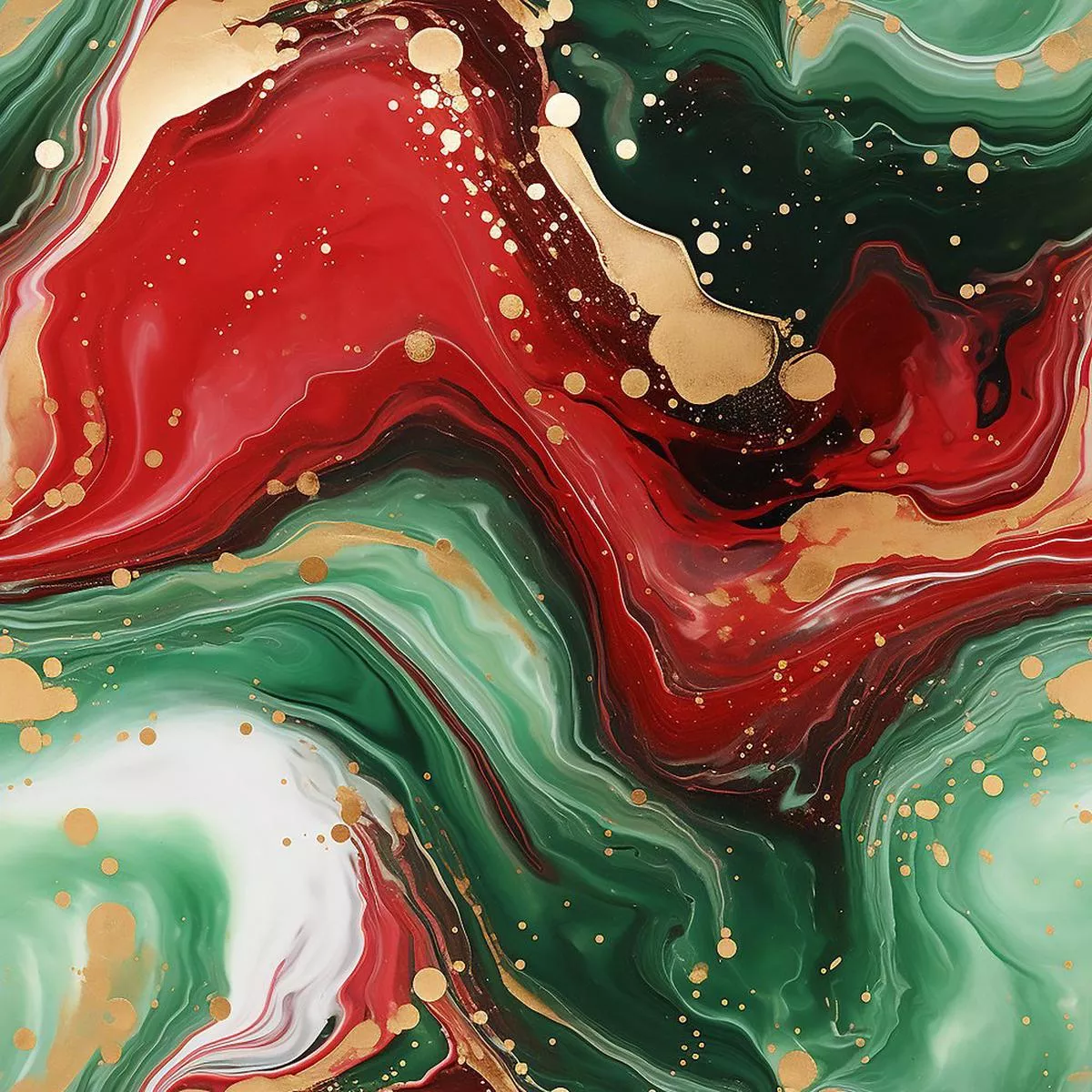 christmas-abstract-marble-pattern-8-fabric Christmas Abstract Marble Pattern #8 Fabric