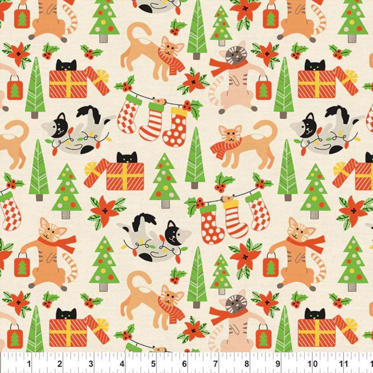 christmas-cats-cream-by-tiny-garden-design-s Christmas Cats Cream by Tiny Garden Design S