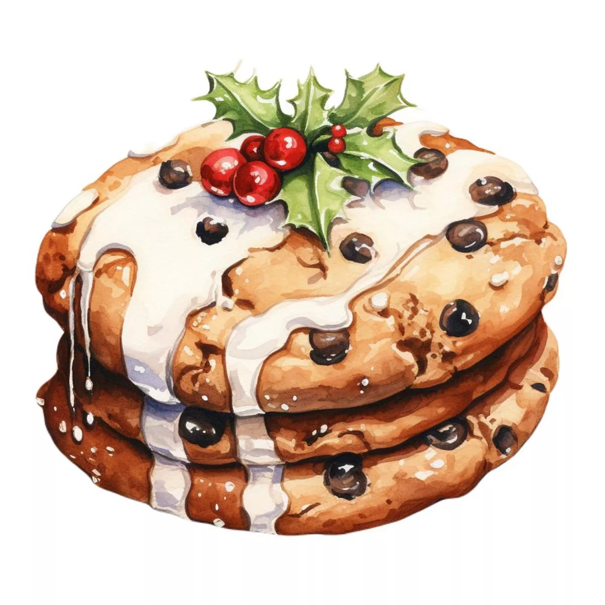 christmas-dessert-cookies-with-icing-fabric-panel Christmas Dessert Cookies with Icing Fabric Panel
