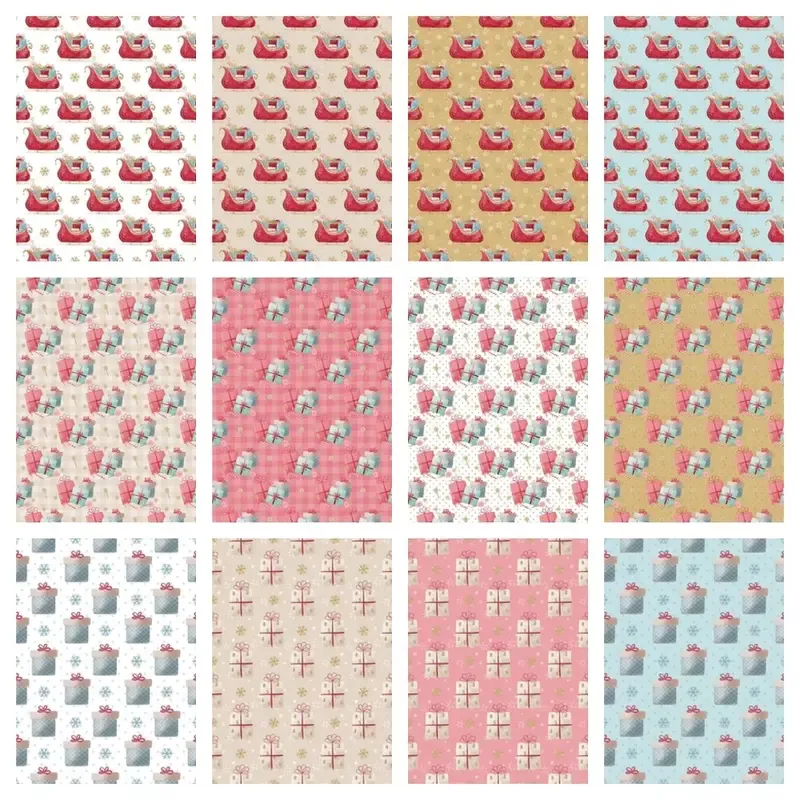 Christmas Gifts Fat Eighth Bundle – 12 Pieces