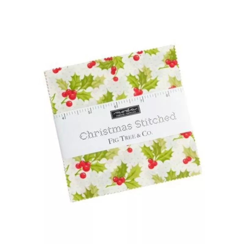 christmas-stitched-charm-pack-5-squares20440pp-by-fig-tree-co-moda-fabrics Christmas Stitched Charm Pack 5″ Squares20440PP by Fig Tree and Co for Moda Fabrics