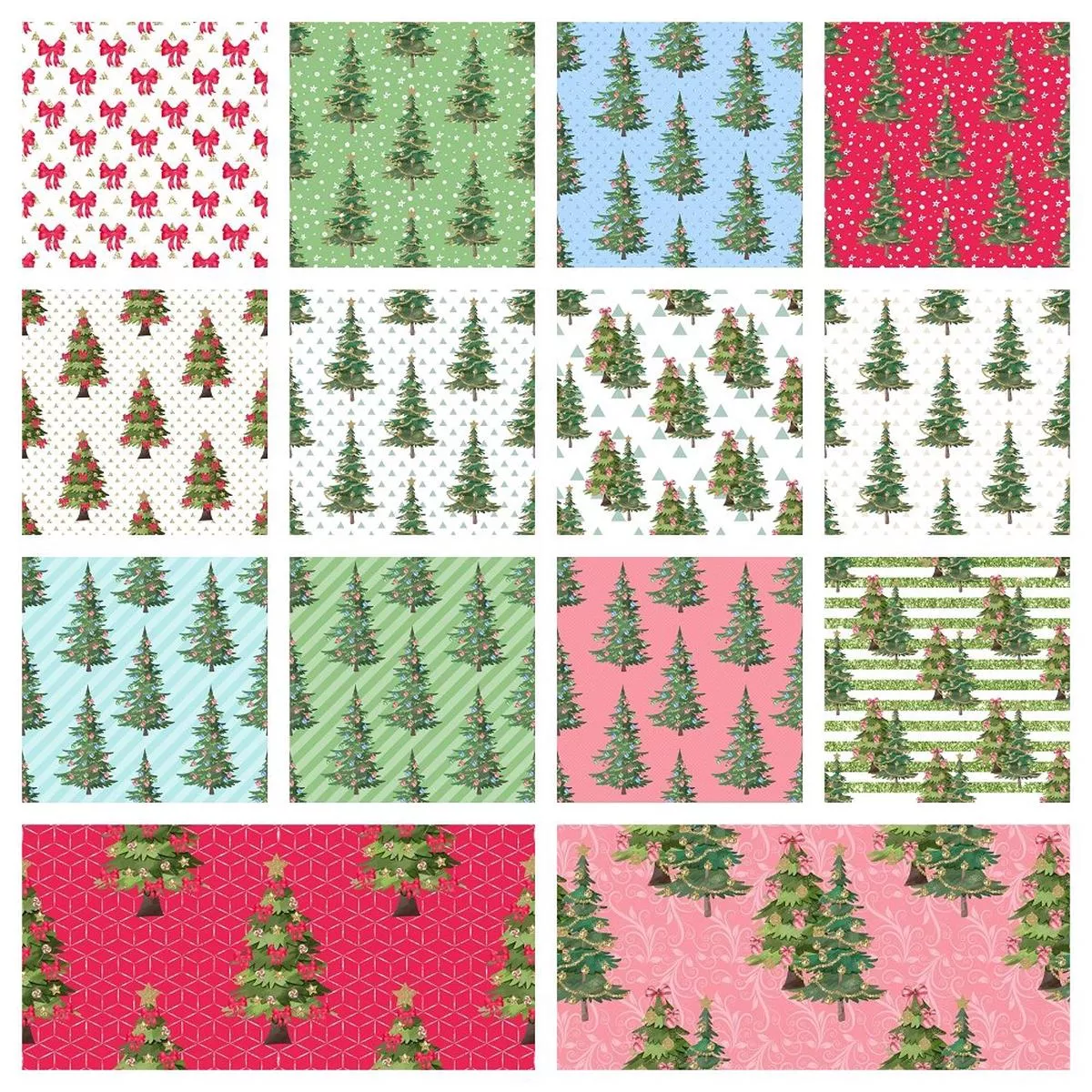 christmas-trees-fabric-collection-12-yard-bundle Christmas Trees Fabric Collection – 12 Yard Bundle