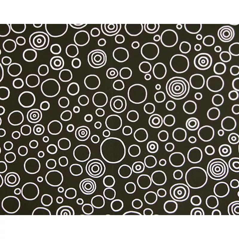 Circles Black White Fabric By Premier Prints