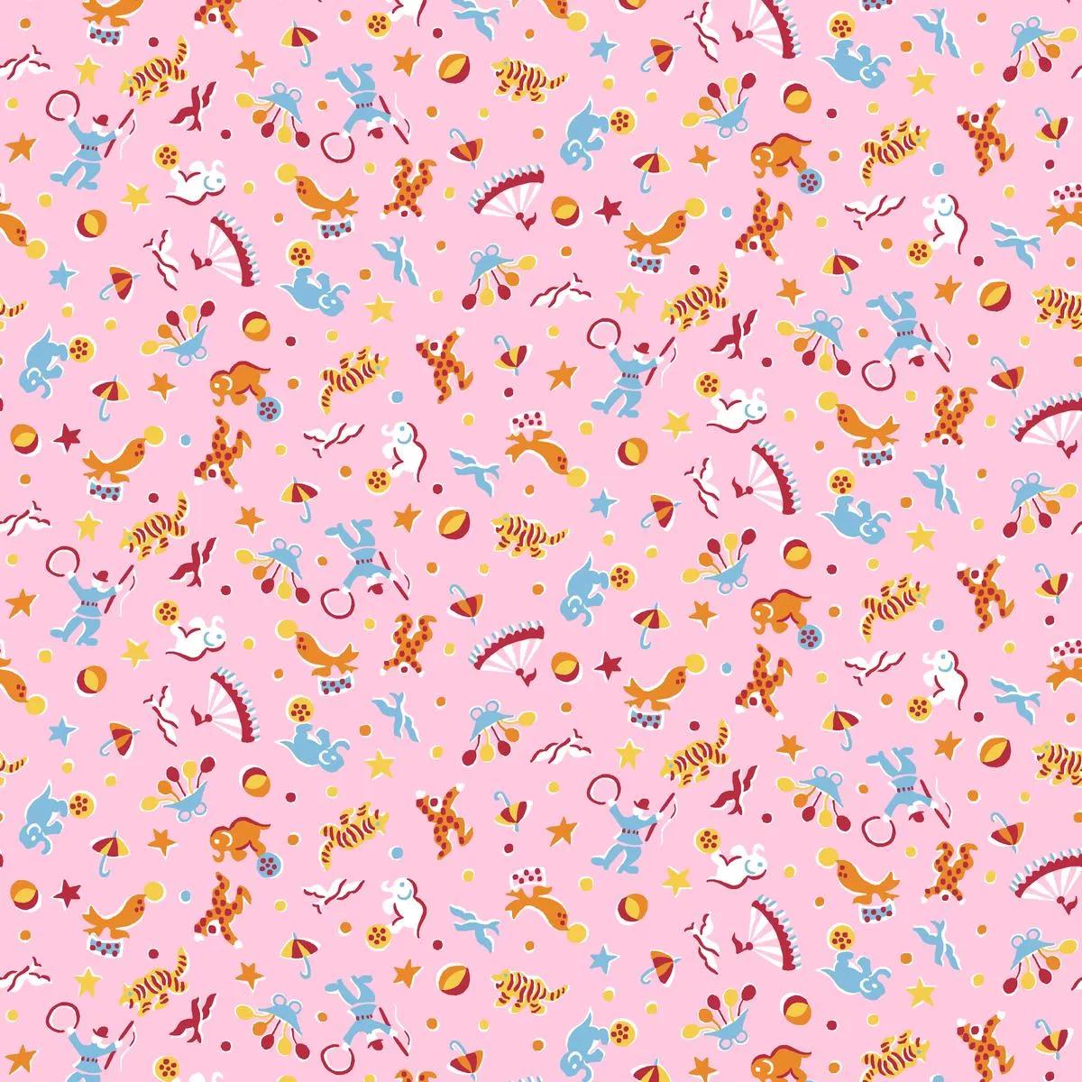 Circus Jubilee – Pink Carnival Fabric