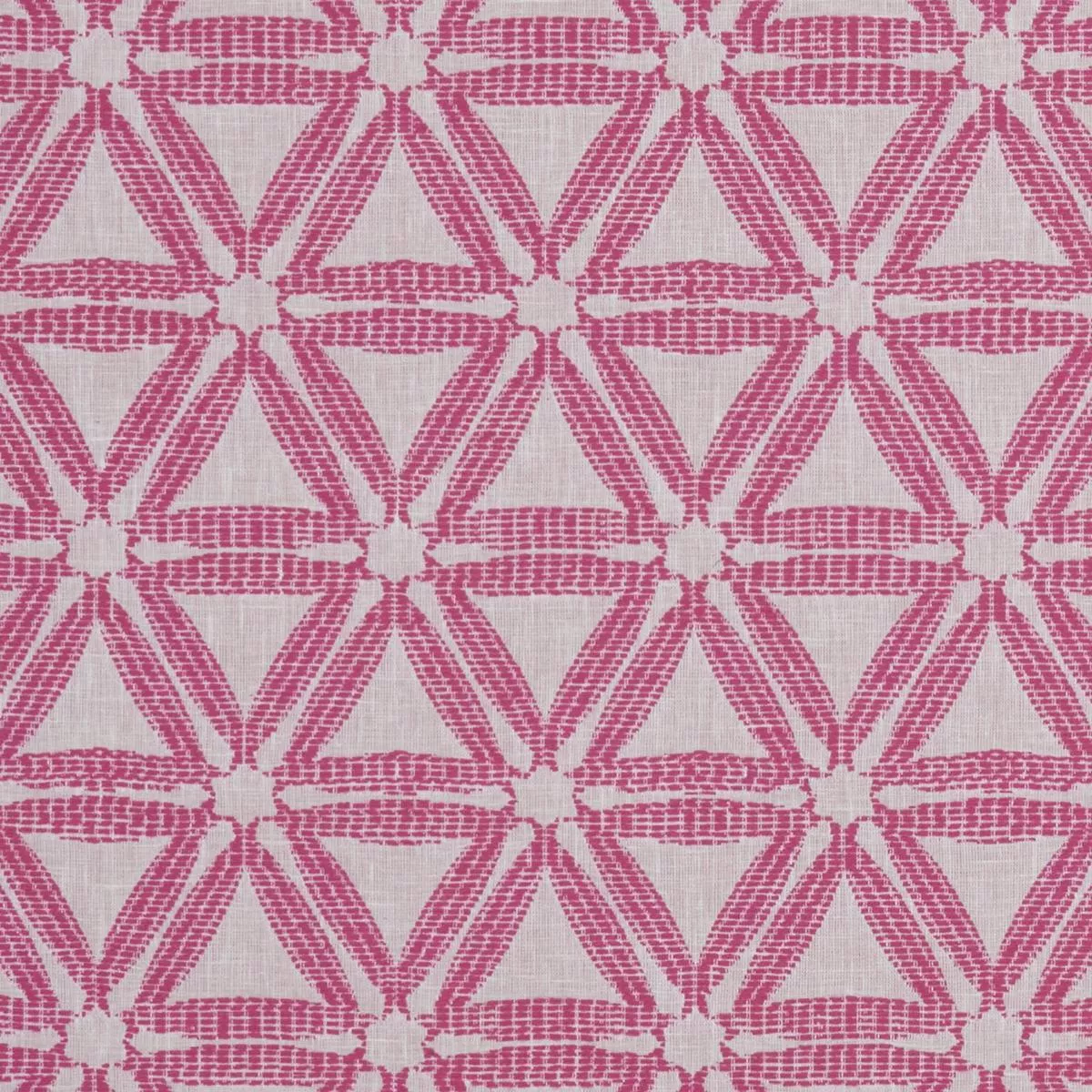 Clarke & Clarke Delta Raspberry Drapery Fabric