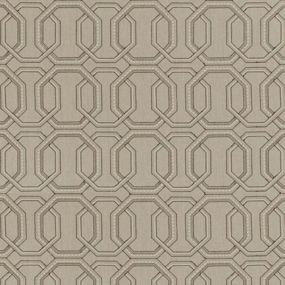 Clarke & Clarke Repeat Linen Fabric