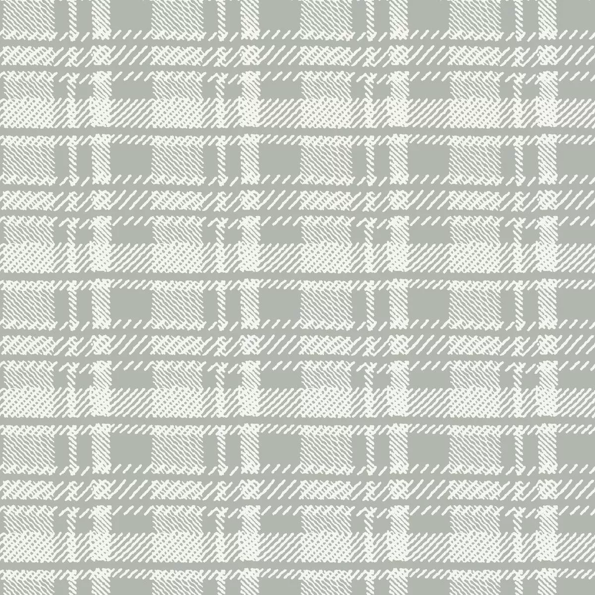 Classic Flannel – Cool Grey Plaid Fabric