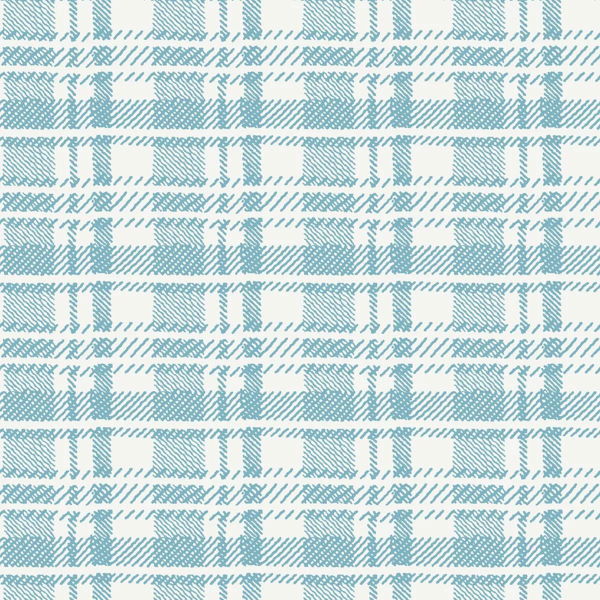 Classic Flannel – Sky Blue Plaid Fabric