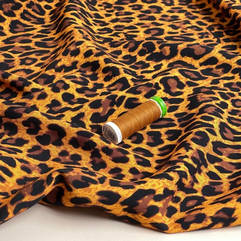 classic-leopard-lenzing-ecovero-viscose-fabric Classic Leopard LENZING ECOVERO Viscose Fabric