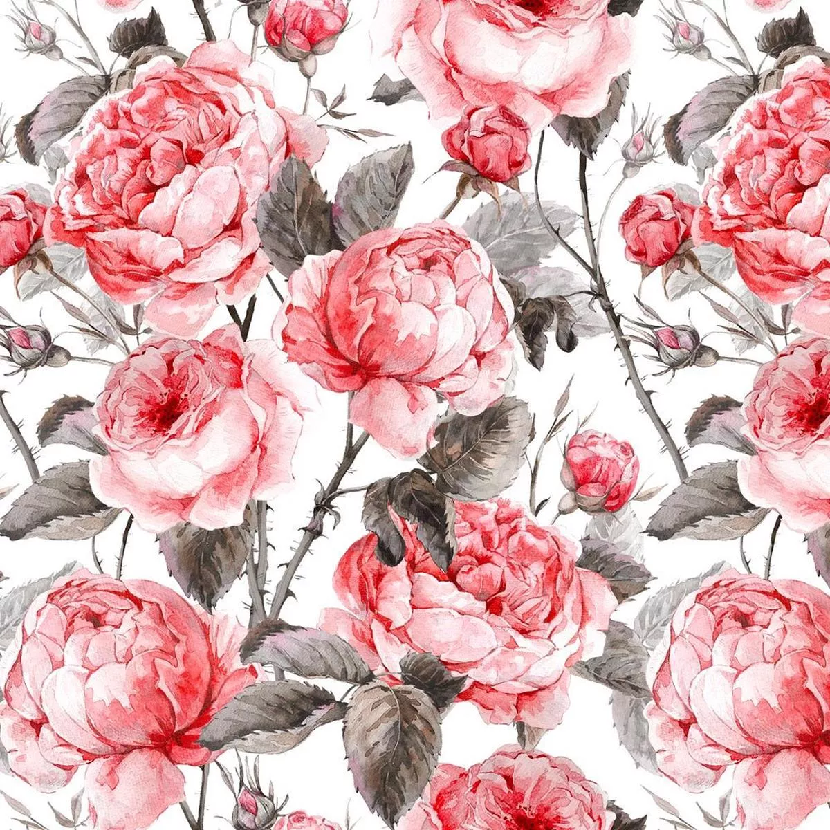 classical-english-roses-fabric-white Classical English Roses Fabric – White