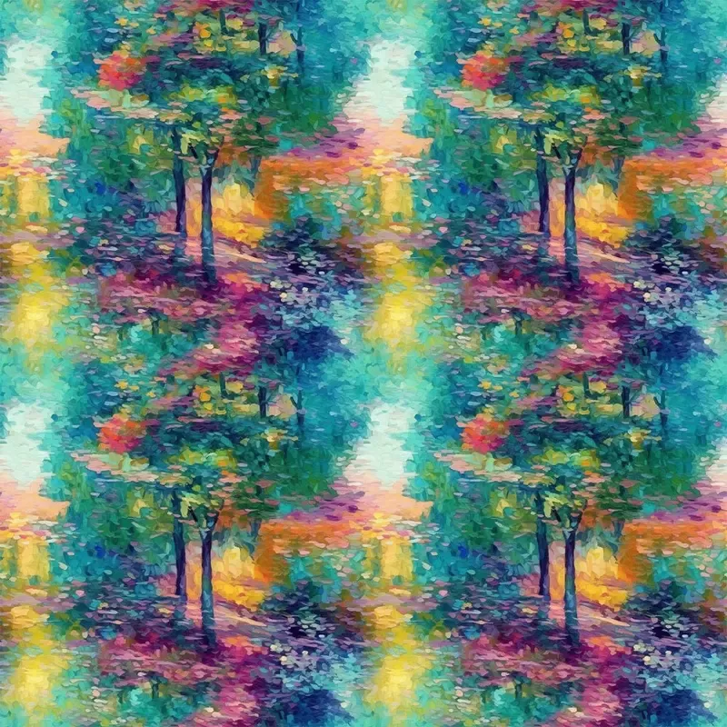 claude-monet-forest-fabric Claude Monet Forest Fabric