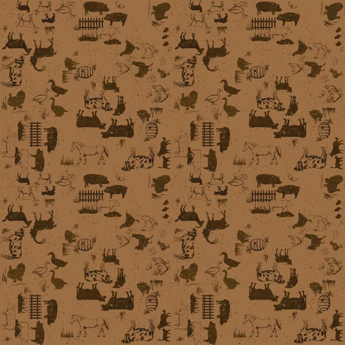 Clothworks – Y4607-15 Brown