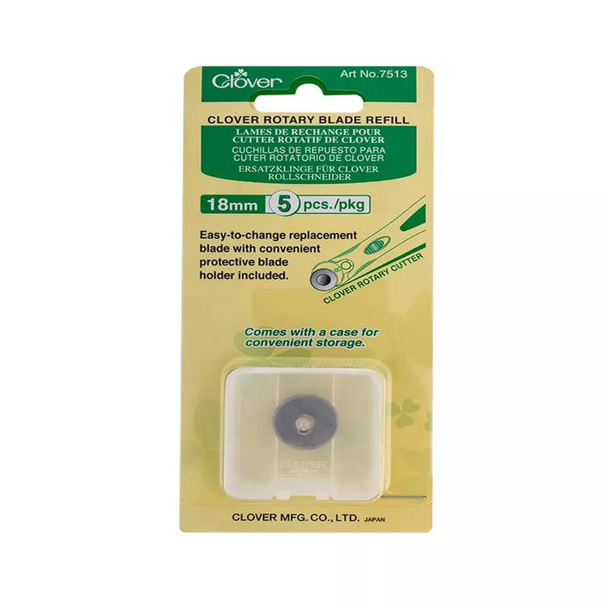 clover-5pk-60mm-rotary-blade-refill-7511 Clover 5pk 60mm Rotary Blade Refill #7511