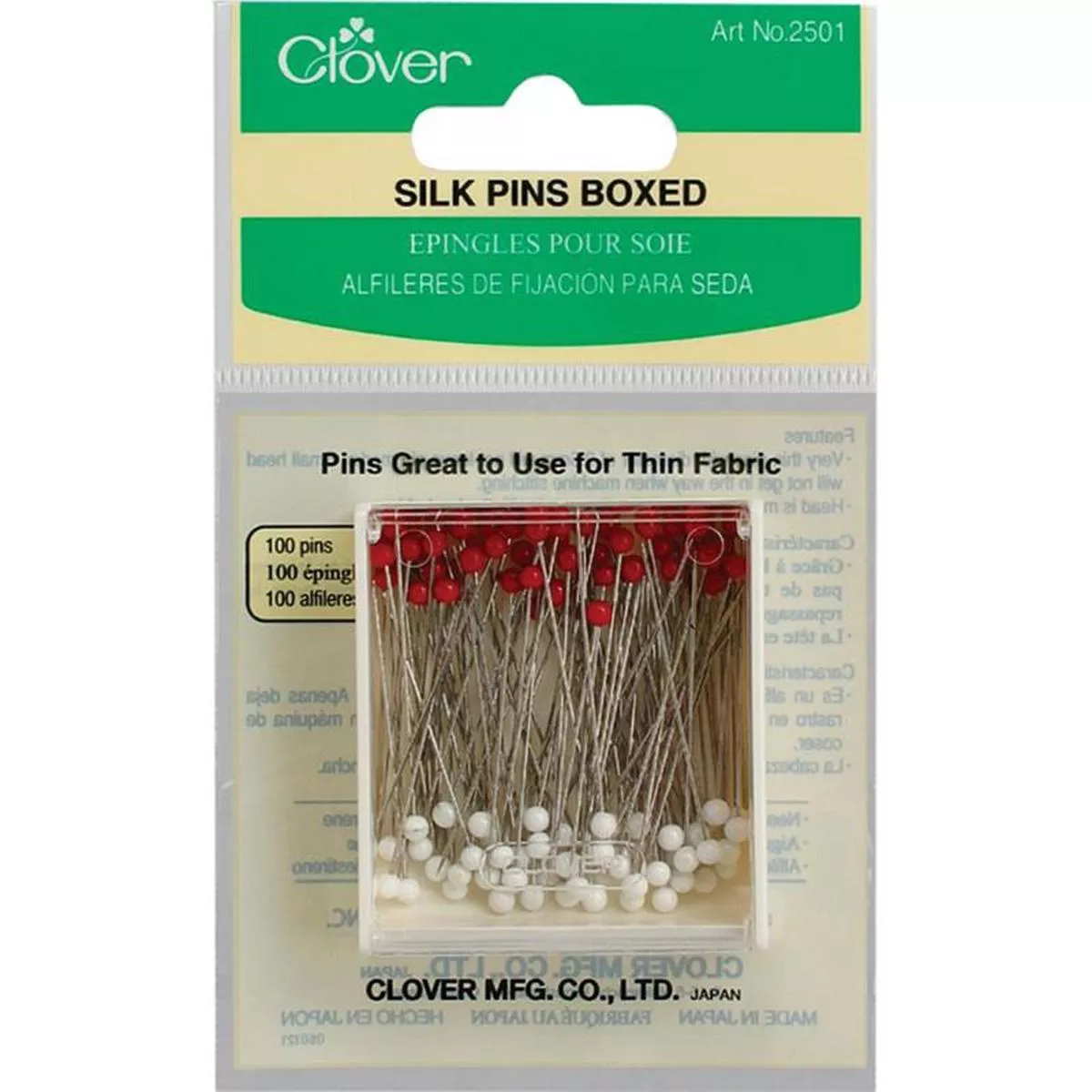 clover-cl2501-silk-pins-boxed Clover CL2501 Silk Pins (Boxed)