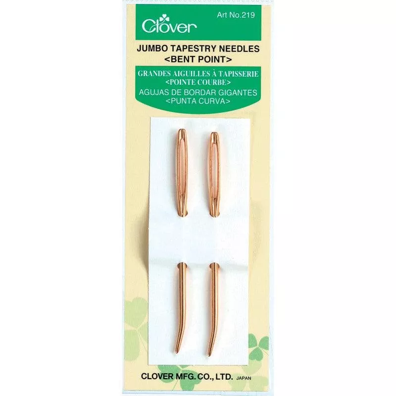 clover-jumbo-gold-tapestry-bent-tip-needles-cl219 Clover Jumbo Gold Tapestry Bent Tip Needles CL219