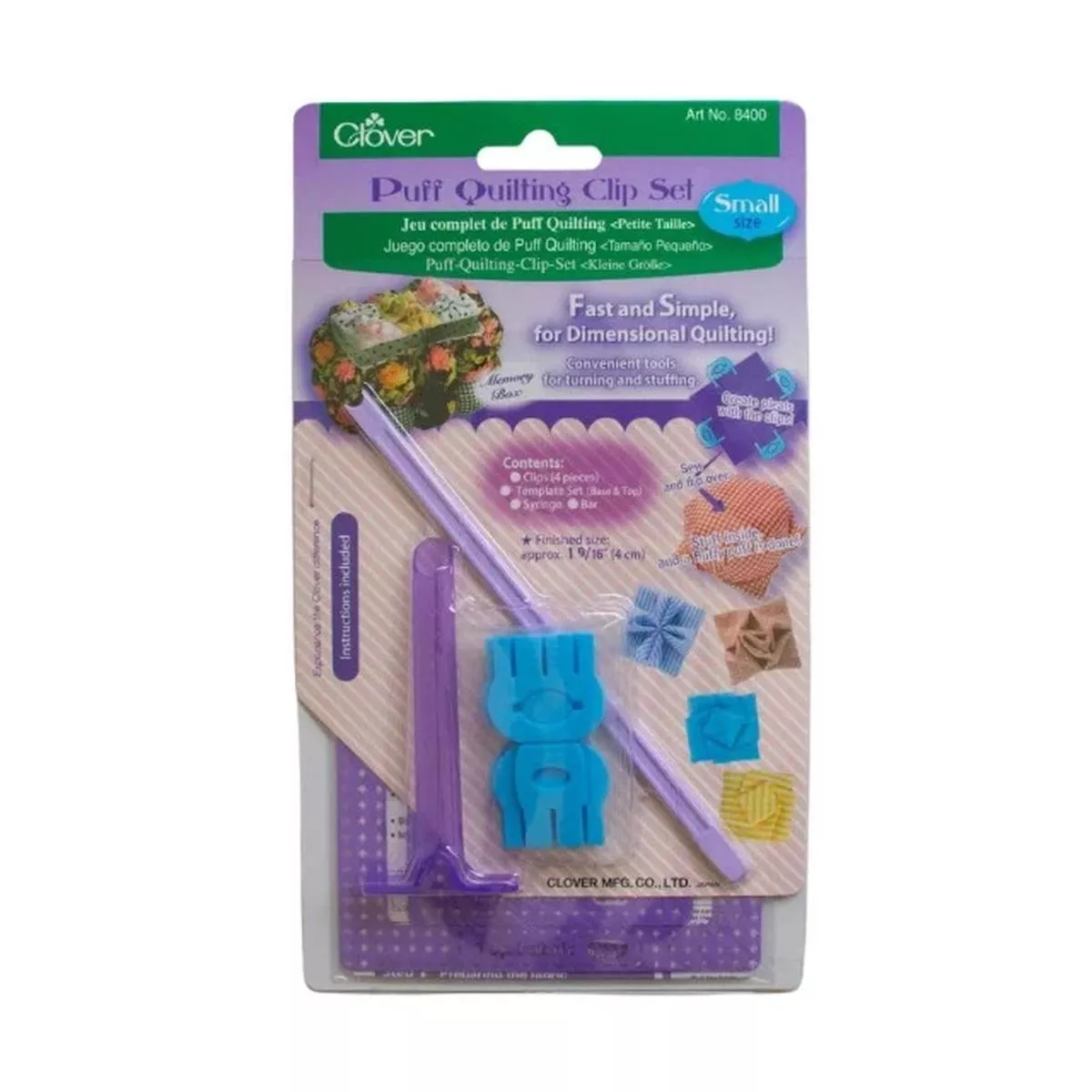 Clover Puff Quilting Clip Set