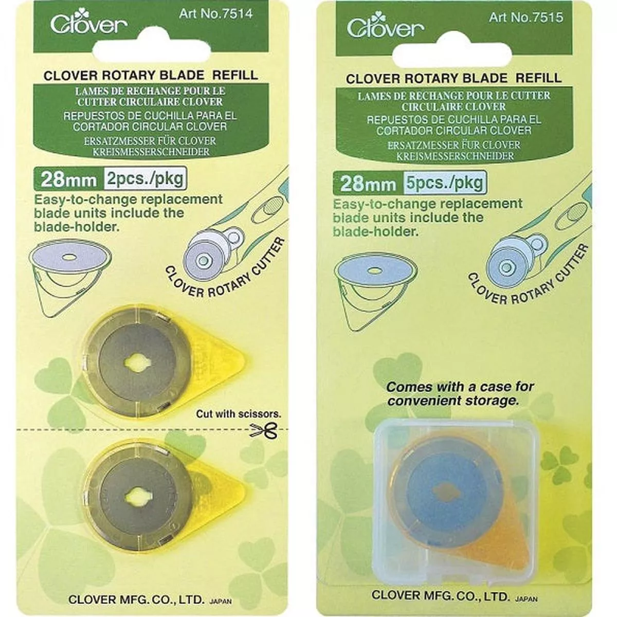clover-rotary-blade-28mm-refill-pack Clover Rotary Blade 28mm Refill Pack