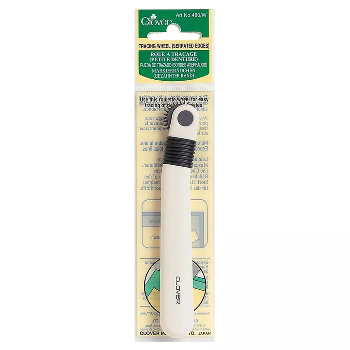 clover-serrated-edge-tracing-wheel-cl480-w Clover Serrated Edge Tracing Wheel CL480/W