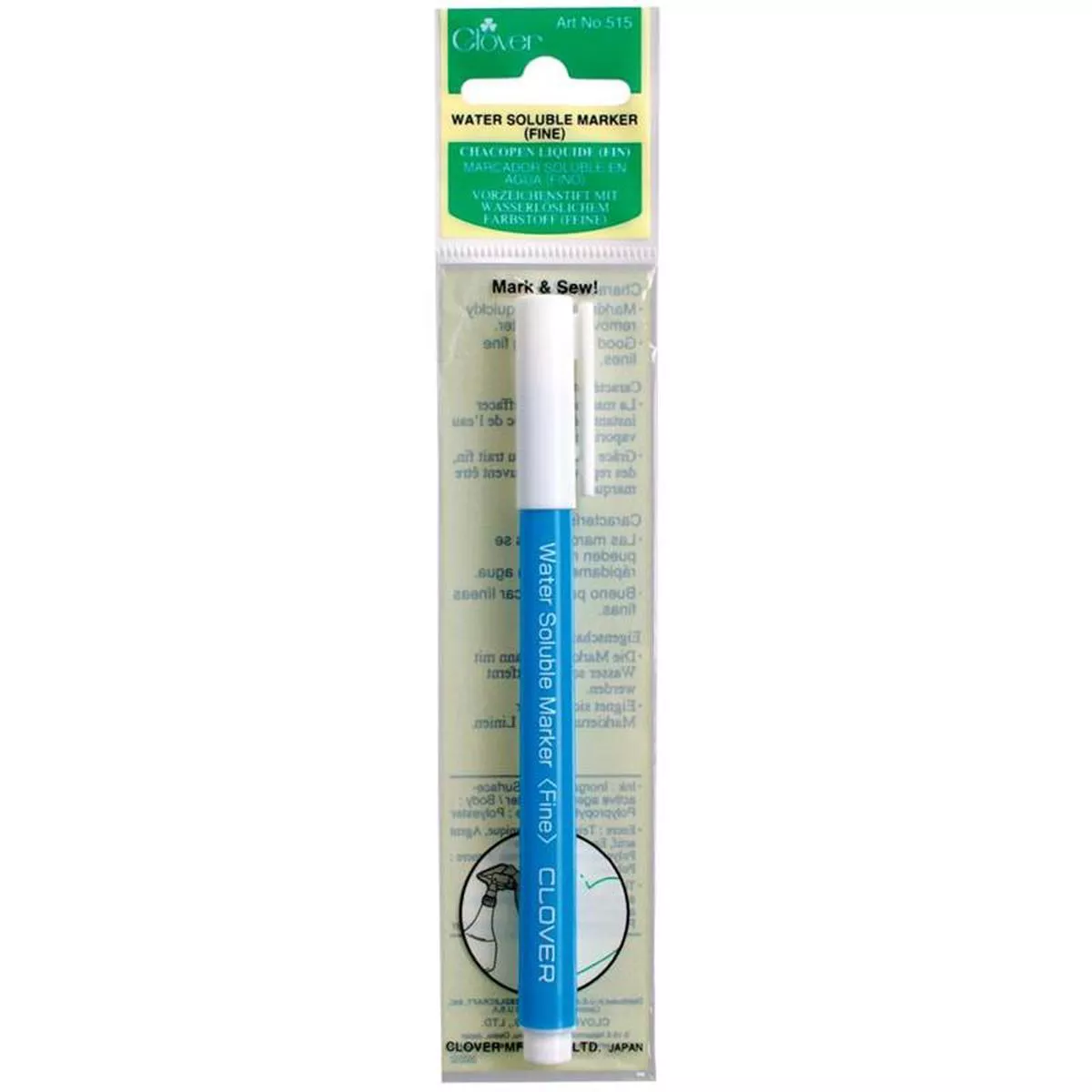 clover-water-soluble-fabric-marker-fine-cl515 Clover Water-Soluble Fabric Marker (Fine) CL515