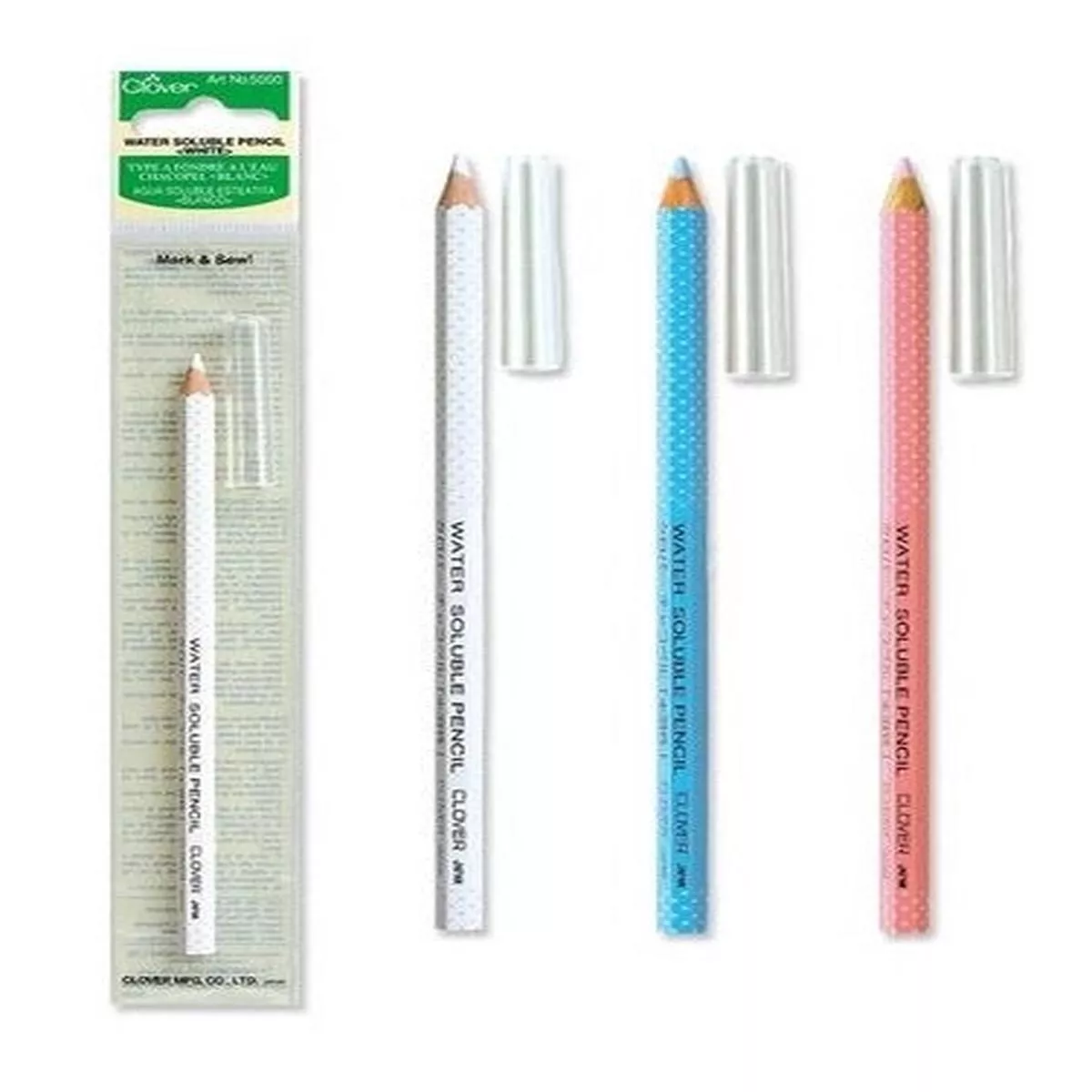 clover-water-soluble-pencil-assorted-colors Clover Water-Soluble Pencil (Assorted Colors)