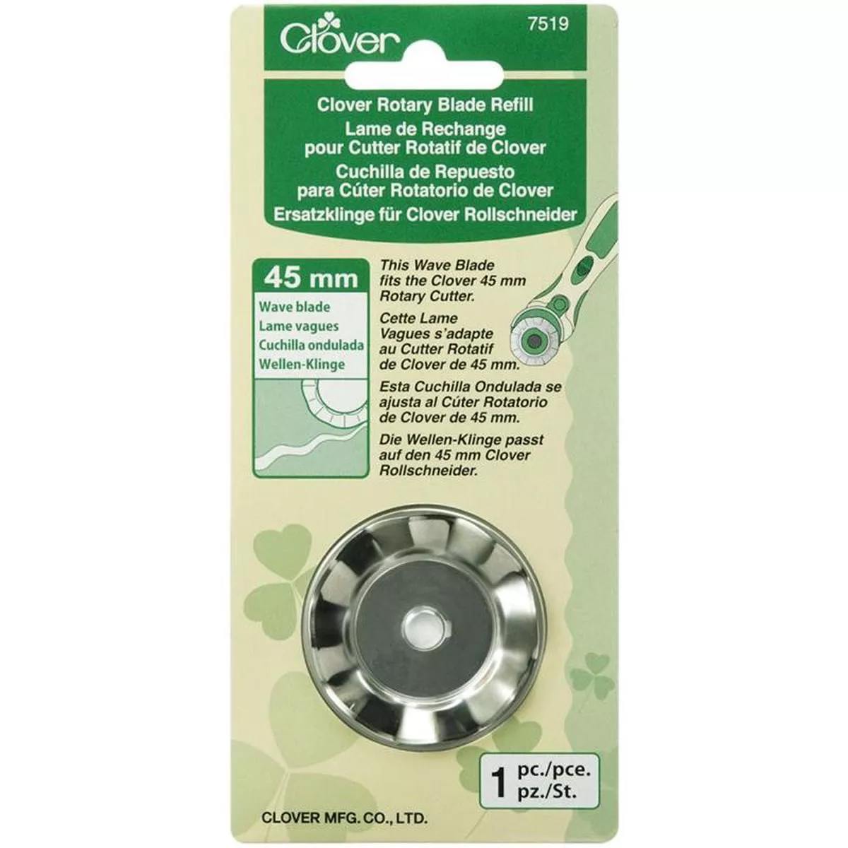 Clover Wave Rotary Blade Refill CL7519
