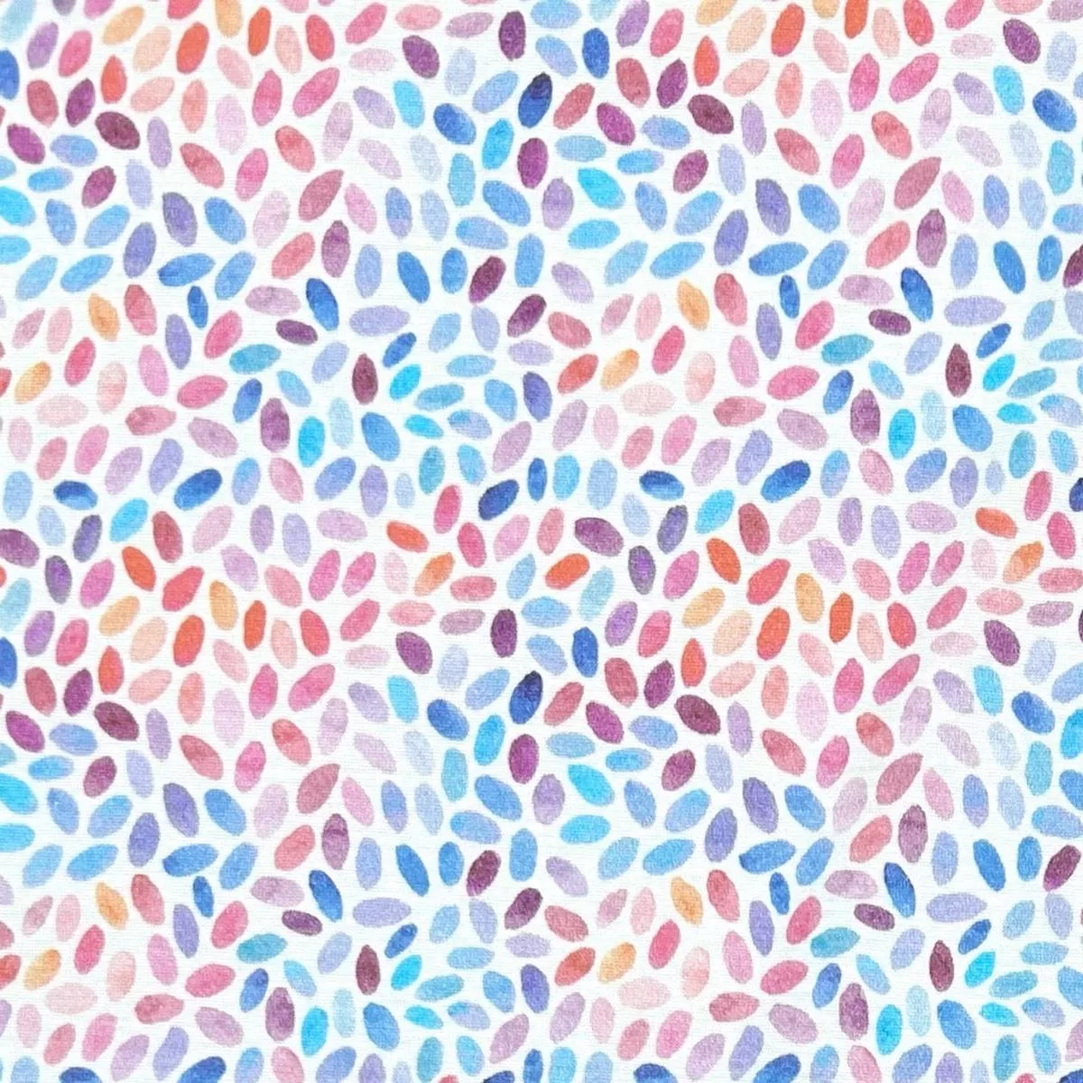 Colourful Spots 100% Cotton Jersey Fabric
