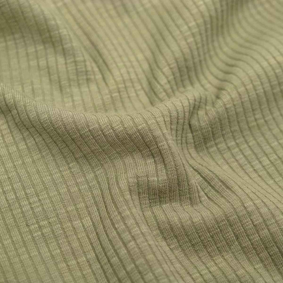 Comfy Cotton Rib Knit – Pale Sage