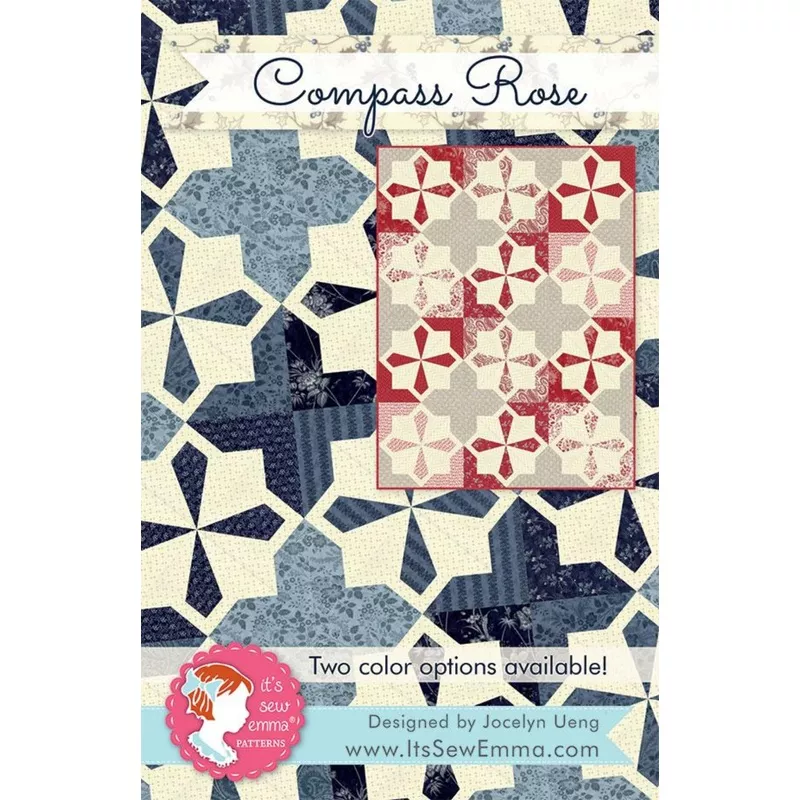 compass-rose-quilt-pattern-by-it-s-sew-emma Compass Rose Quilt Pattern by It’s Sew Emma
