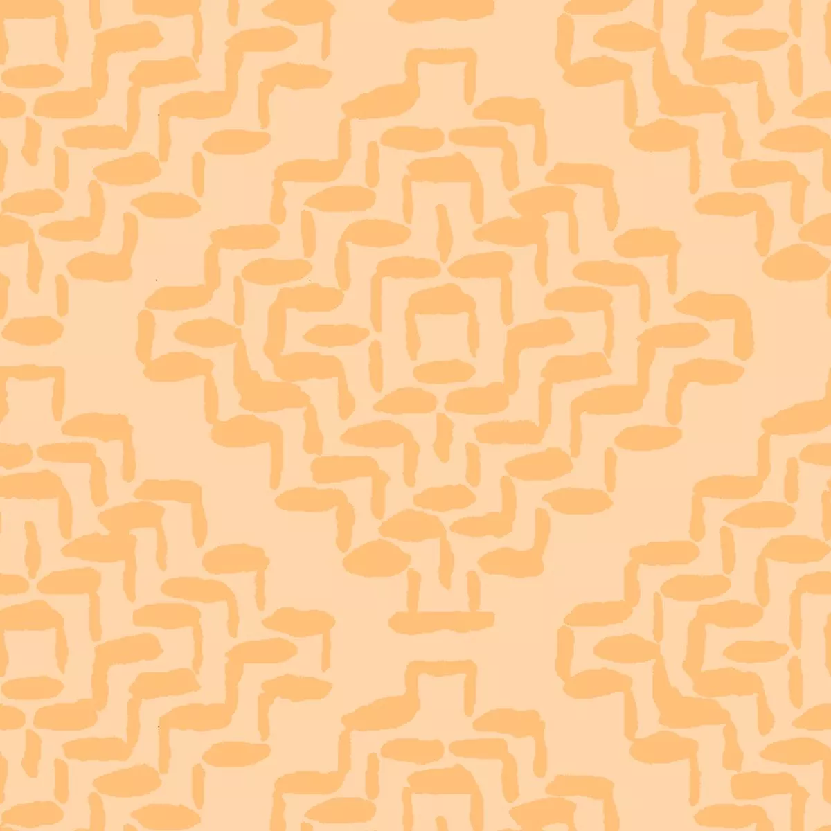 Cordoba on Orange Fabric