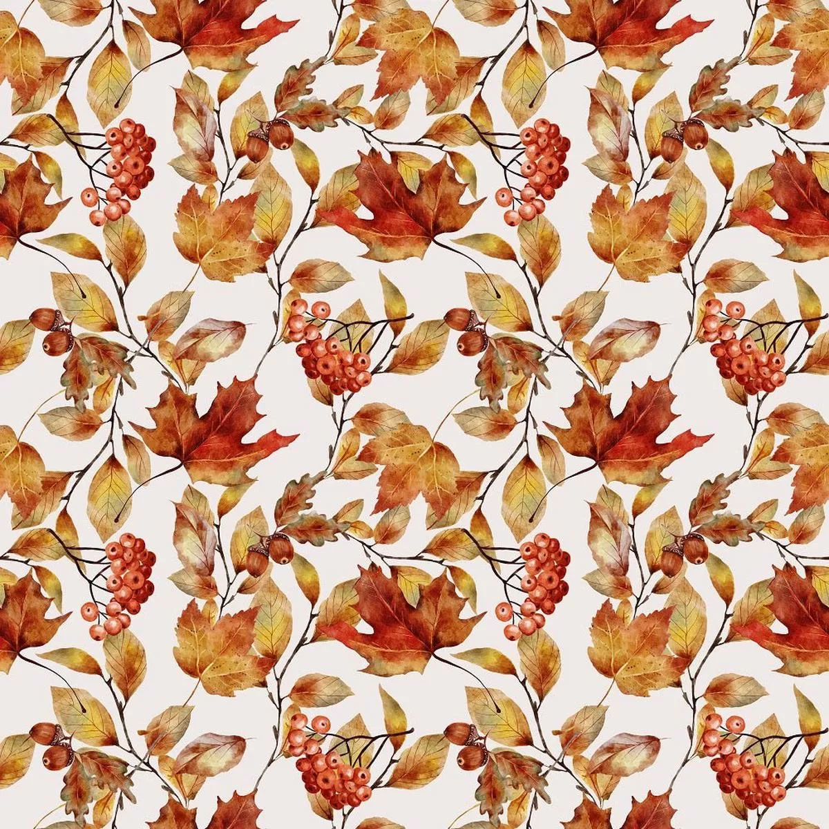 cottage-leaves-fabric-white The Cottage Leaves Fabric – White