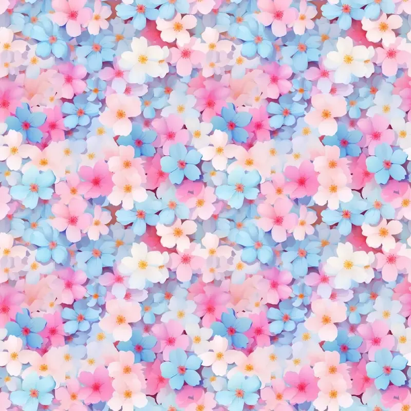 Cotton Candy Flower Fabric