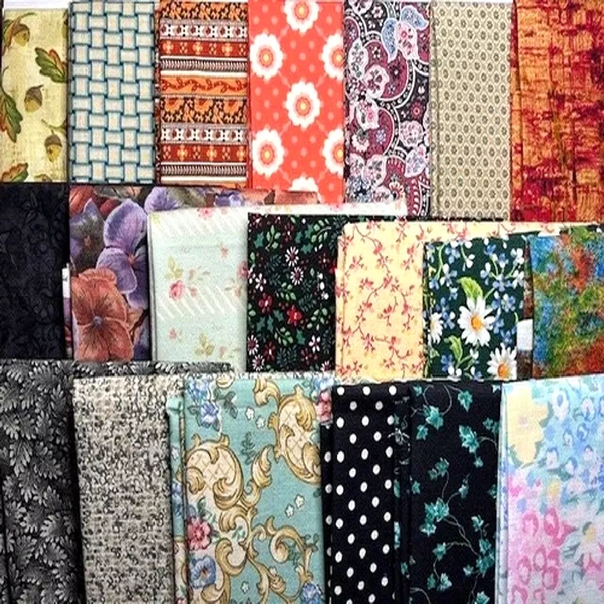 cotton-fabric-fat-quarters-small-prints-patterns-you-select-pieces Cotton Fabric Fat Quarters Small Prints & Patterns You Select Pieces