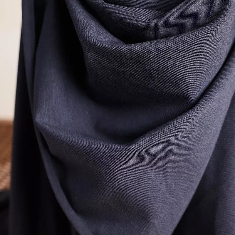 Cotton Modal Jersey Knit / Deep Charcoal