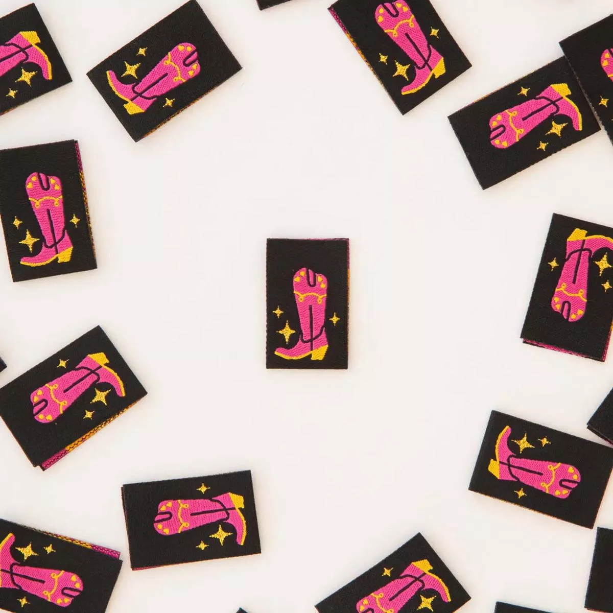COWBOY BOOT Labels by Sarah Hearts