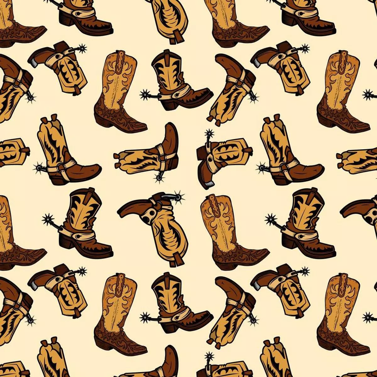 cowboy-boots-fabric-tan Cowboy Boots Fabric – Tan