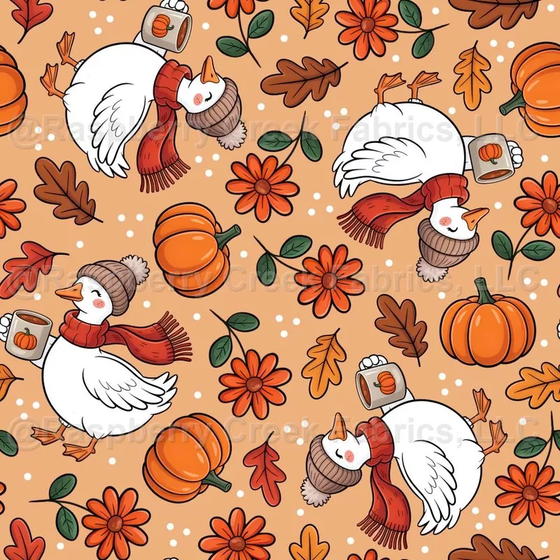 Cozy Goose Thanksgiving Gold