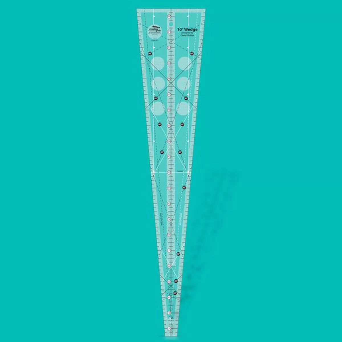 Creative Grids 10 Degree Wedge Ruler CGRCP1