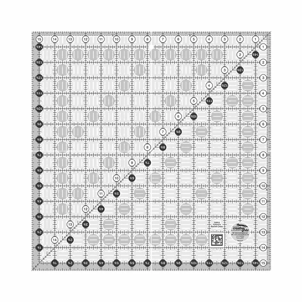 Creative Grids 15.5″ Square Ruler CGR15