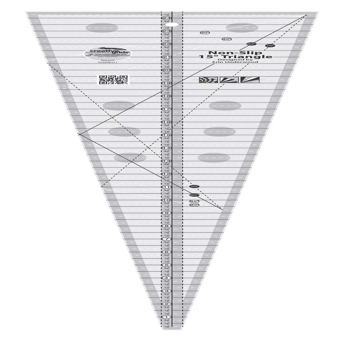 creative-grids-15-degree-triangle-ruler-cgreu1 Creative Grids 15 Degree Triangle Ruler CGREU1